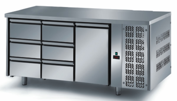 GS-PROFI Kühltisch FGM8/18 - GN 1/1 